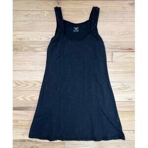 Horny Toad Womens XS Black Heather Exercise Dress Mini Tencel Cotton Blend Soft
